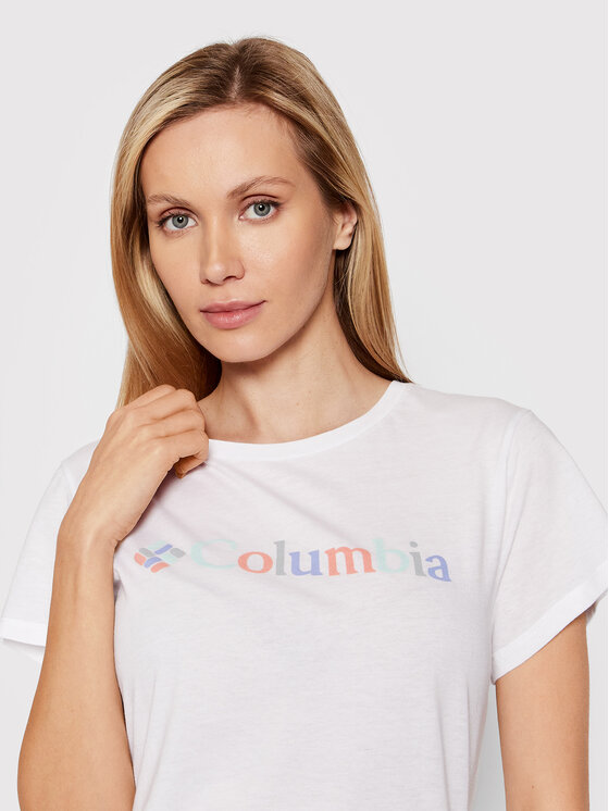 Columbia Columbia T-krekls Trek™ Graphic 1992134 Balts Regular Fit