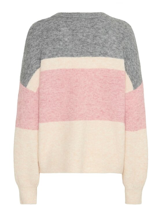 b.young b.young Πουλόβερ Maglia byomea oneck Ροζ Regular Fit