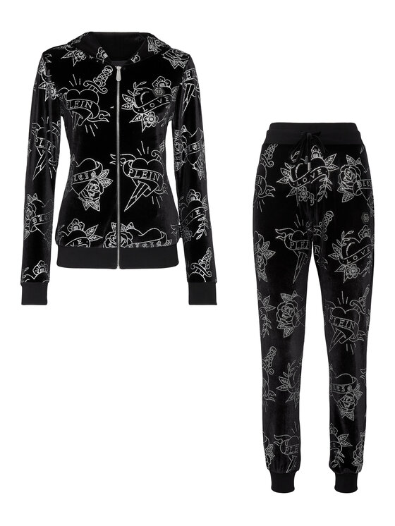 PHILIPP PLEIN PHILIPP PLEIN Tuta 1691 Nero Regular Fit