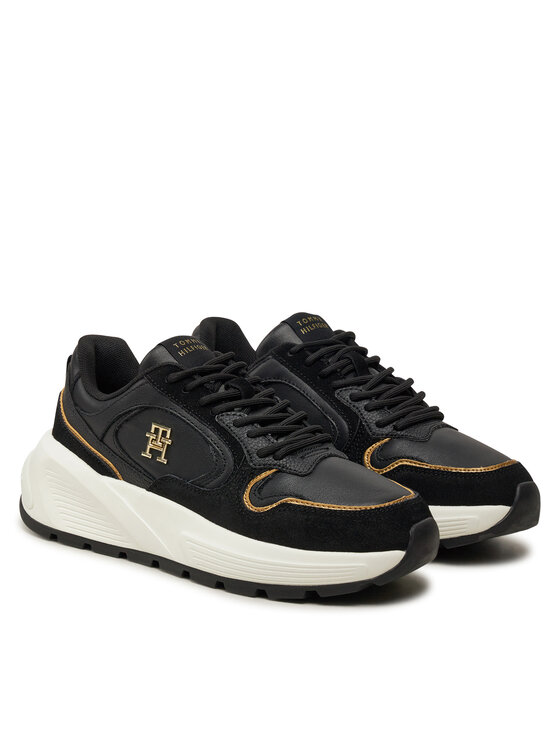 Tommy Hilfiger Tommy Hilfiger Sneakers Chunky Fashion Runner FW0FW08129 Negru