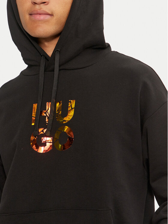HUGO Hugo Суитшърт Diridood 50522119 Черен Relaxed Fit