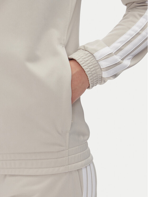 adidas adidas Суитшърт Tricot 3-Stripes JD4521 Бежов Regular Fit