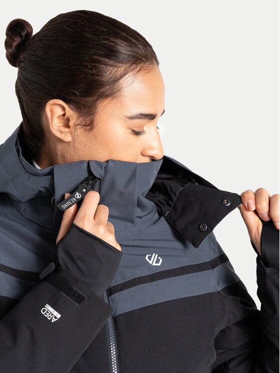Dare2B Dare2B Μπουφάν για σκι Flurry DWP594 Μαύρο Regular Fit