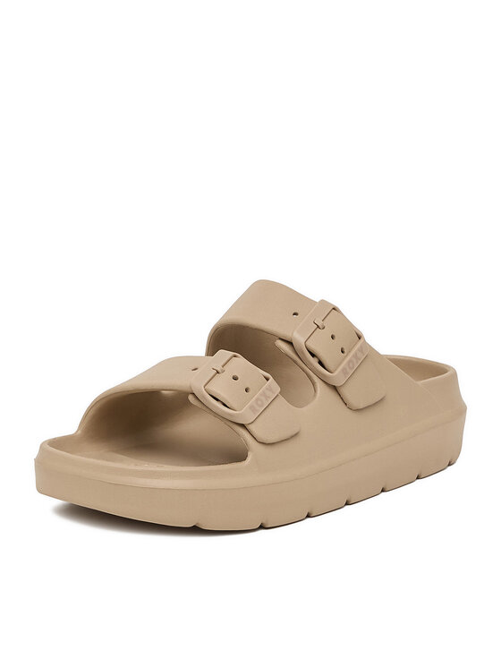 Roxy Roxy Klapki CEOWB-835120 Beżowy