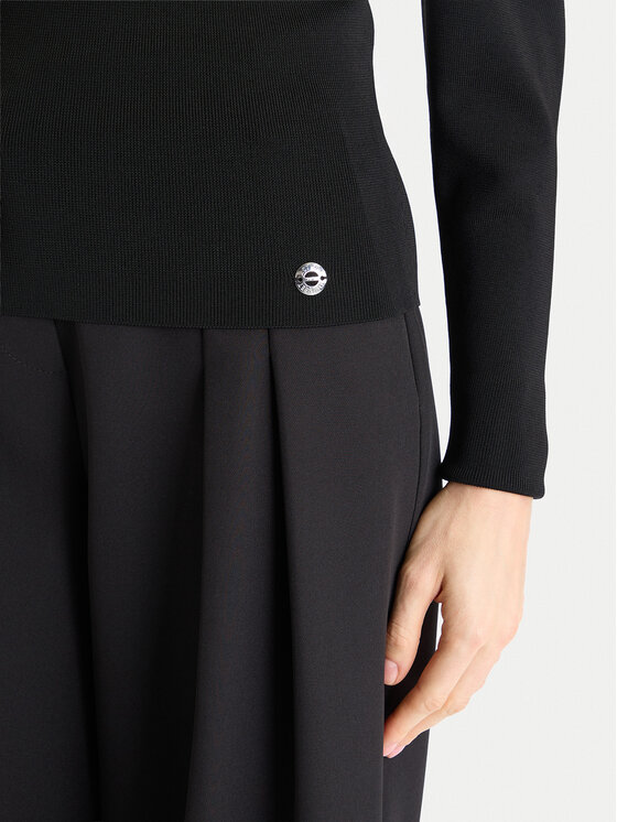 TWINSET TWINSET Džemper 252AT3011 Crna Slim Fit