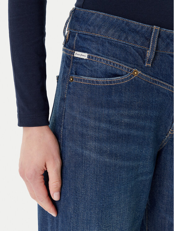 Guess Jeans Guess Jeans Jeans hlače W5BA2Y D0026 Mornarsko modra Regular Fit
