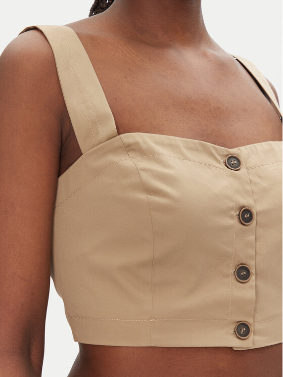 ACCESS FASHION ACCESS FASHION Felső 53-2216-502 Bézs Slim Fit