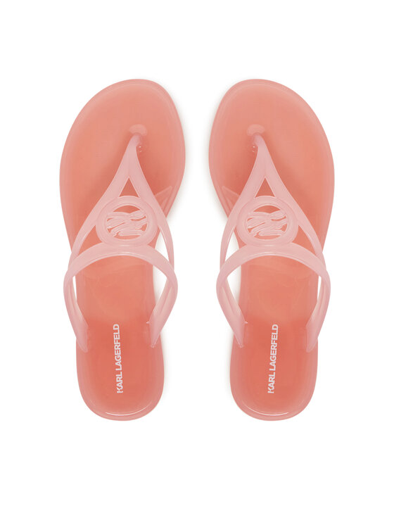 KARL LAGERFELD KARL LAGERFELD Flip-flops Jelly Thong KL80007A Rózsaszín