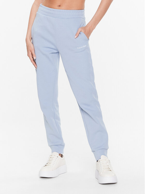 Calvin Klein Calvin Klein Spodnie dresowe Micro Logo Essential K20K204424 Niebieski Regular Fit