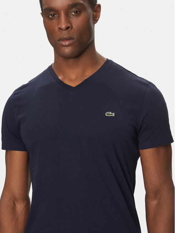Lacoste Lacoste T-Shirt TH6710 Tmavomodrá Regular Fit