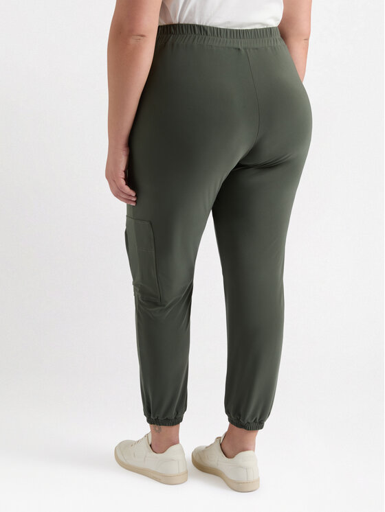 Fiorella Rubino Fiorella Rubino Spodnie materiałowe P153L002136N035 Zielony Regular Fit
