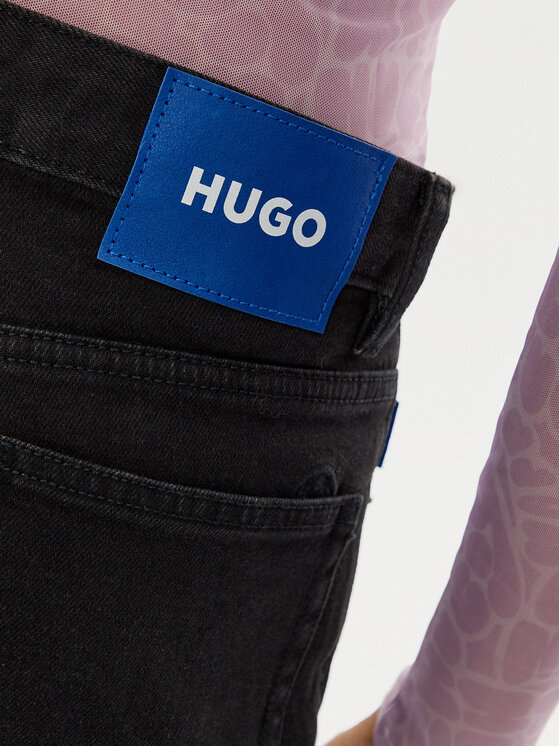 HUGO Hugo Jeans hlače Noe_B 50520595 Črna Boyfriend Fit