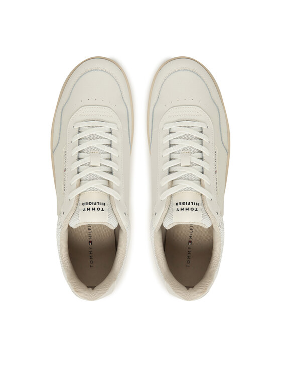 Tommy Hilfiger Tommy Hilfiger Sneakersy Th Basket Core FM0FM05629 Écru