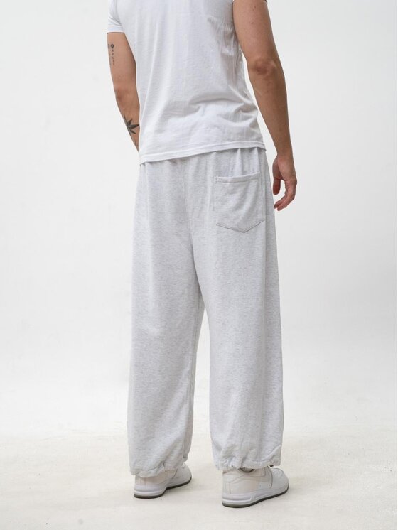 Jigga Wear Jigga Wear Spodnie dresowe 130373 Szary Baggy Fit