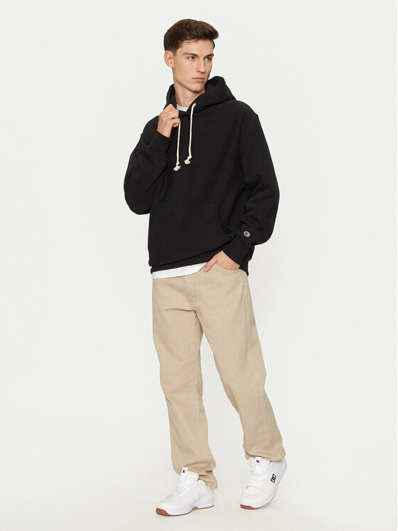 Champion Champion Μπλούζα 220705 Μαύρο Relaxed Fit