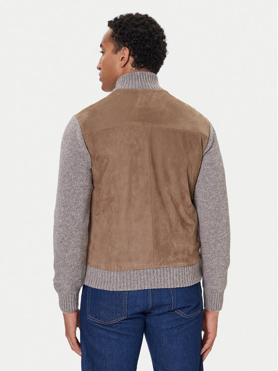 Paul&Shark Paul&Shark Prehodna jakna 15311218 Rjava Regular Fit