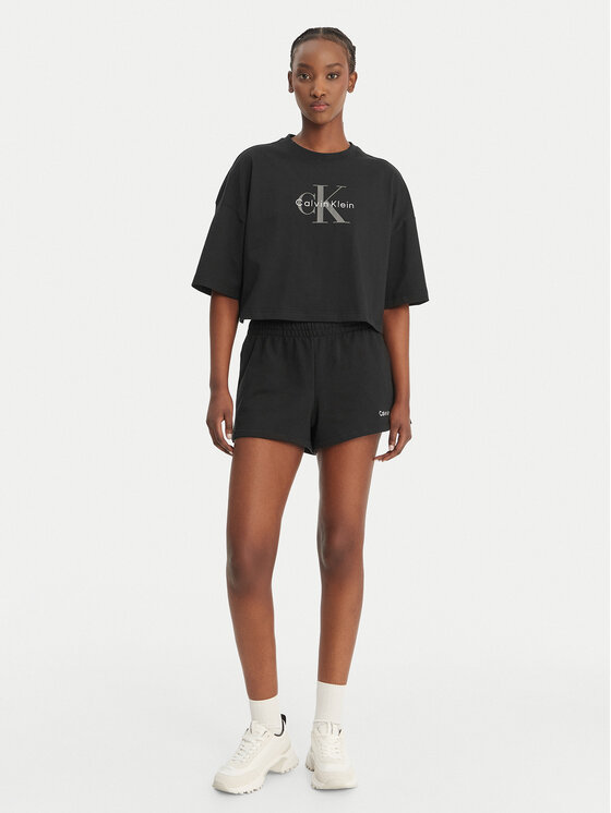 Calvin Klein Jeans Calvin Klein Jeans Tricou LV047F828G Negru Boxy Fit