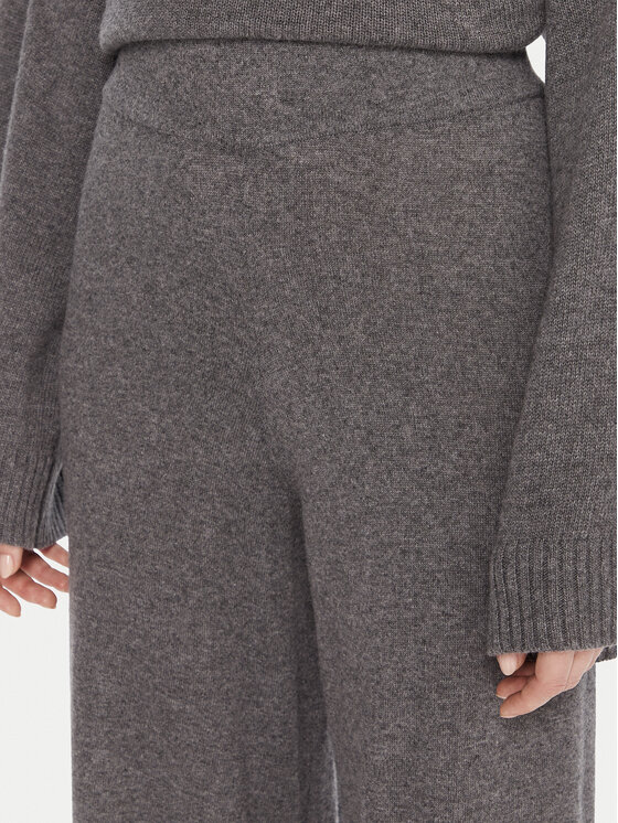 Kontatto Kontatto Плетени панталони 3M0966C Сив Relaxed Fit