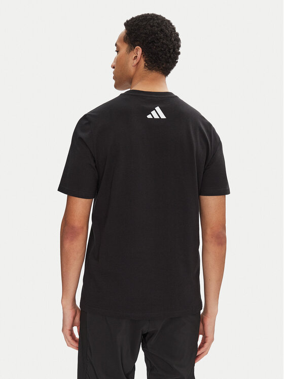 adidas adidas Marškinėliai Mercedes - AMG Petronas Formula One Team DNA Graphic JV5434 Juoda Regular Fit