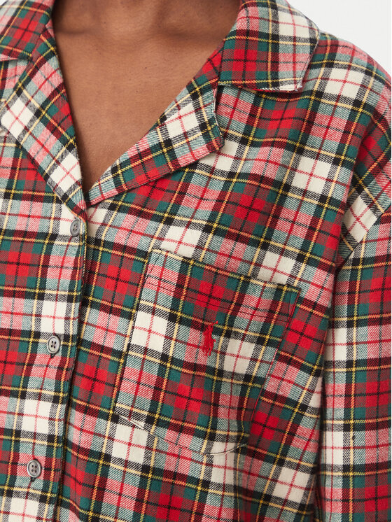 Polo Ralph Lauren Polo Ralph Lauren Noční košile 4P0559 Hnědá Relaxed Fit