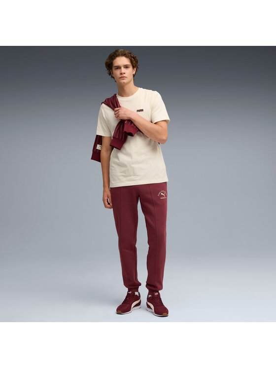 Puma Puma Spodnie dresowe 688250 Czerwony Regular Fit
