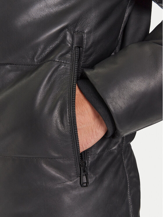 JOOP! JOOP! Lederjacke 17 Loman 80000852 Schwarz Regular Fit