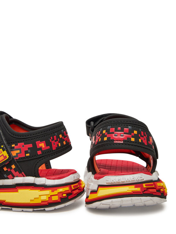 Skechers Skechers Sandale Mega-Splash 4K- 402161L/BKRD Negru