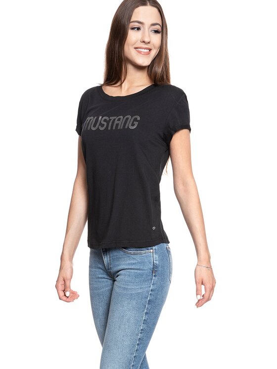 Mustang Mustang T-shirt ALINA C PRINT Nero Regular Fit