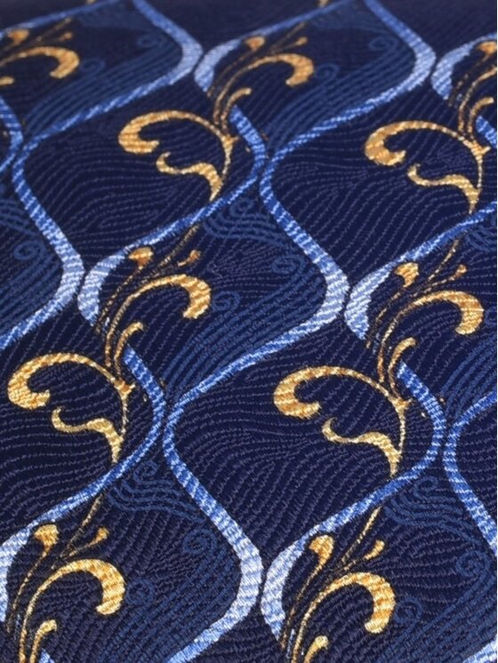 ELSNER ELSNER Cravatta JEDWAB PRINT ŻAKARD A1154 Blu scuro