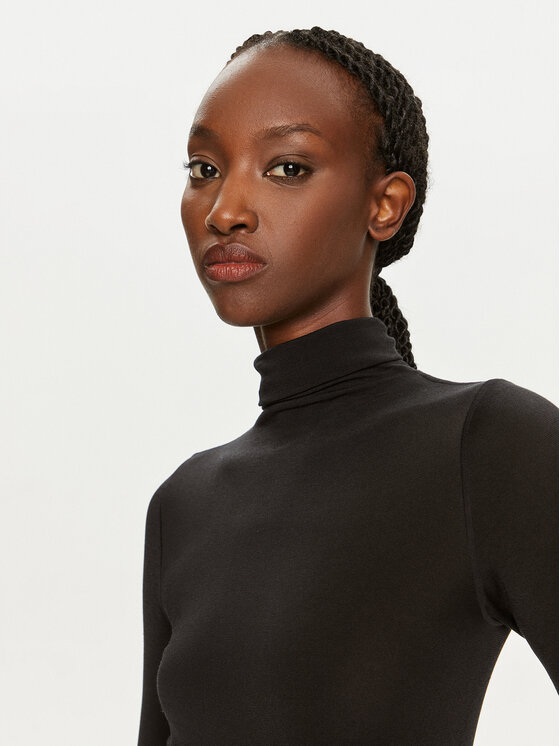 Wolford Wolford Боди Colorado 75083 Черен Slim Fit