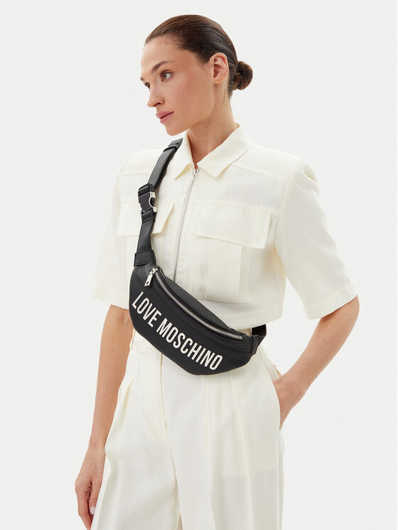 LOVE MOSCHINO LOVE MOSCHINO torba za okoli pasu JC4195PP1MKD000B Črna