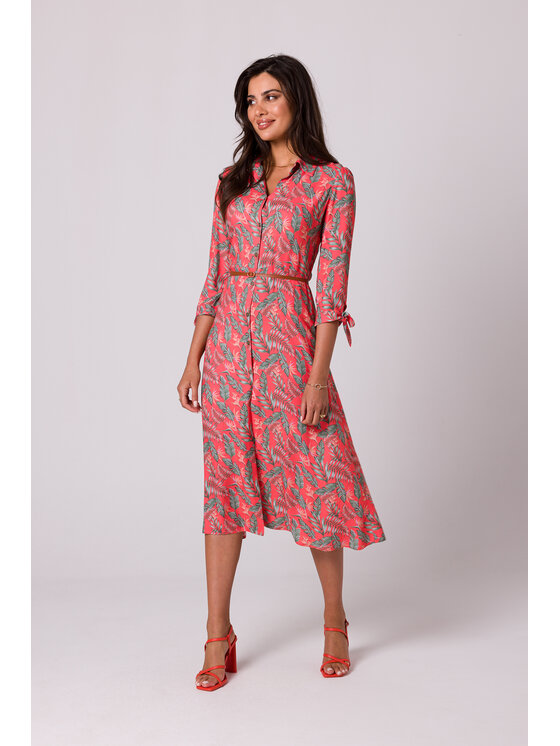 BeWear BeWear Vestito da giorno B259 Rosso Regular Fit