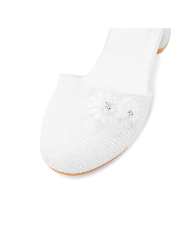 Nelli Blu Nelli Blu Polobotky CM230522-7 Bílá