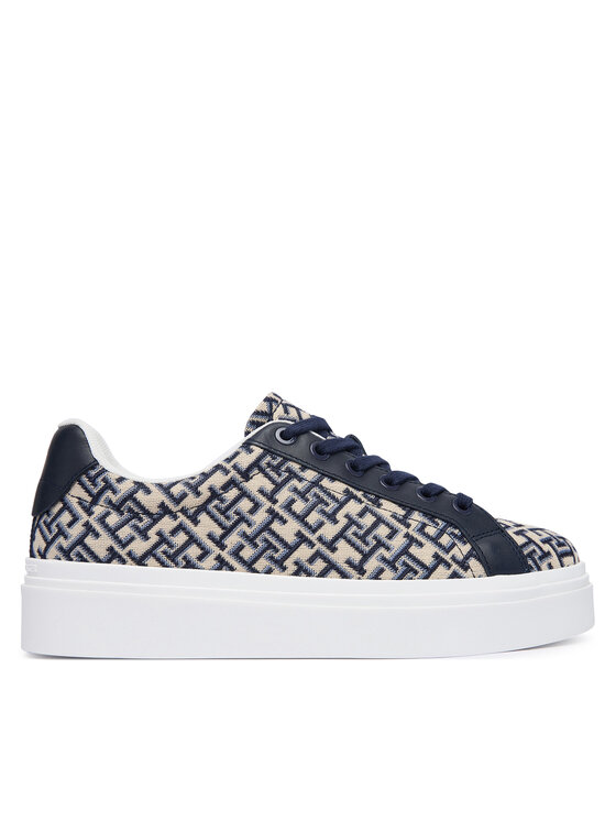 Tommy Hilfiger Tommy Hilfiger Tenisice Chic Platform Monogram FW0FW09398 Bež