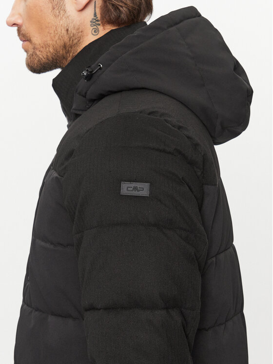 CMP CMP Μπουφάν χειμωνιάτικο 33K3897 Μαύρο Regular Fit