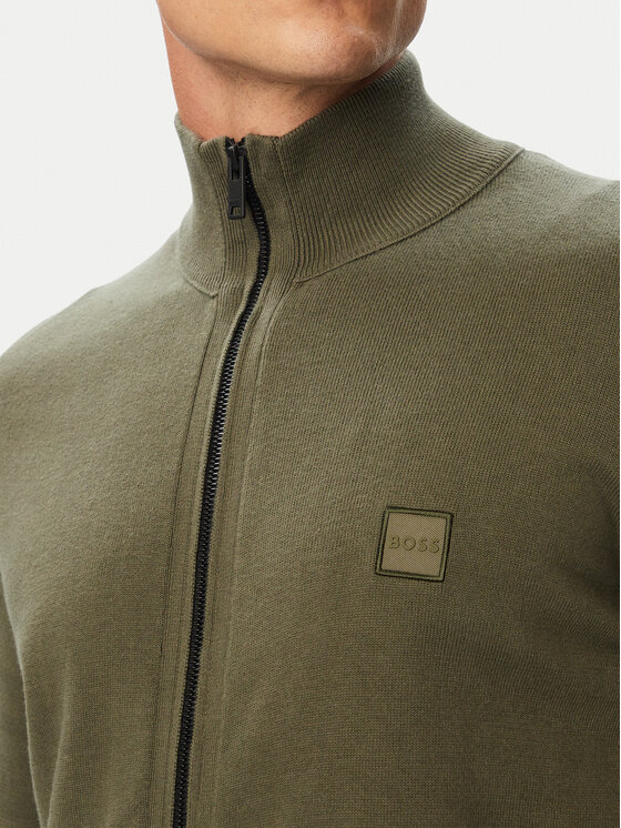 BOSS BOSS Cardigan Kanozip 50543692 Kaki Regular Fit