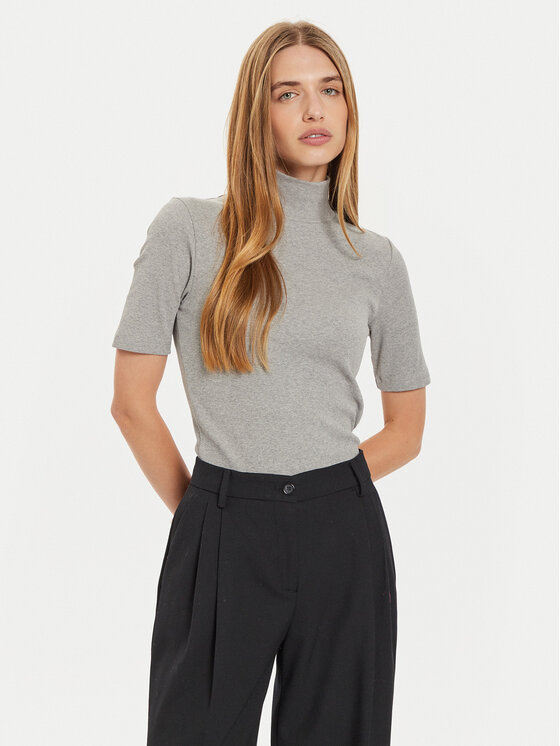 Marc O'Polo Marc O'Polo Rollkragenpullover 408 2037 51329 Grau Slim Fit
