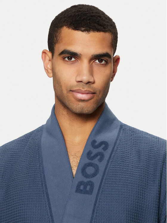 BOSS BOSS Bademantel Waffle 50469787 Blau