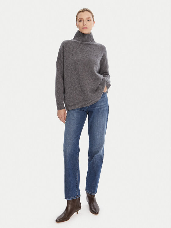 Weekend Max Mara Weekend Max Mara Krekls ar augstu apkakli Borgia 2525366112 Pelēks Relaxed Fit