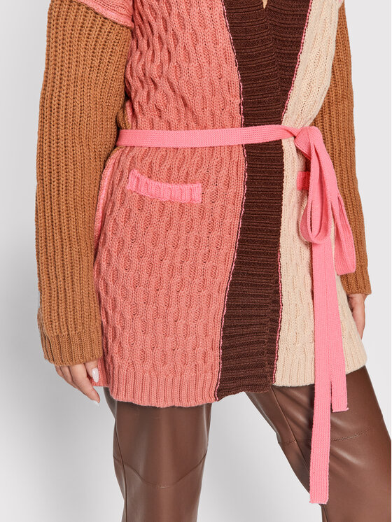 Cardigan 3M8385 Marrone Regular Fit