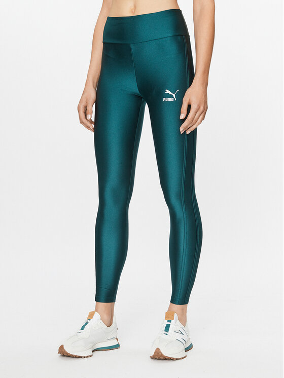 Puma Puma Retuusid T7 621463 Roheline Tight Fit