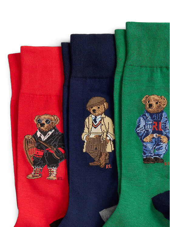Polo Ralph Lauren Polo Ralph Lauren 3er-Set hohe Herrensocken 449P04717001 Bunt