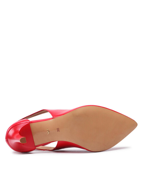 Scarpe stiletto 35018-55 Rosso