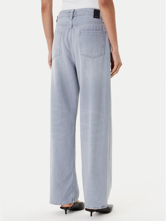 BOSS BOSS Jeansy Crossroad 50545119 Szary Boyfriend Fit