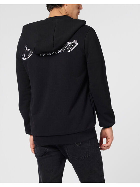 PHILIPP PLEIN PHILIPP PLEIN Bluza 29889 Czarny Athletic Fit