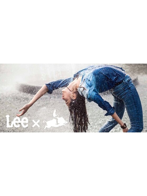 Lee Lee Jeans 112366356 Blu Straight Leg