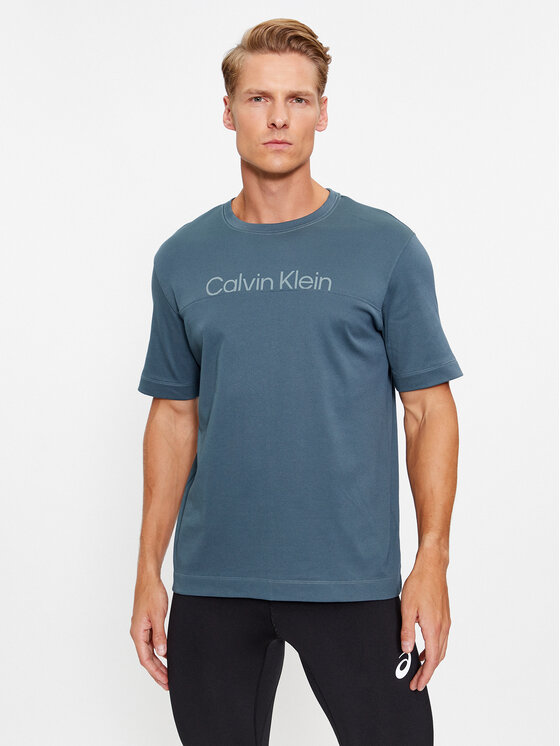 Calvin Klein Performance Marškinėliai 00GMF3K133 Pilka Regular Fit