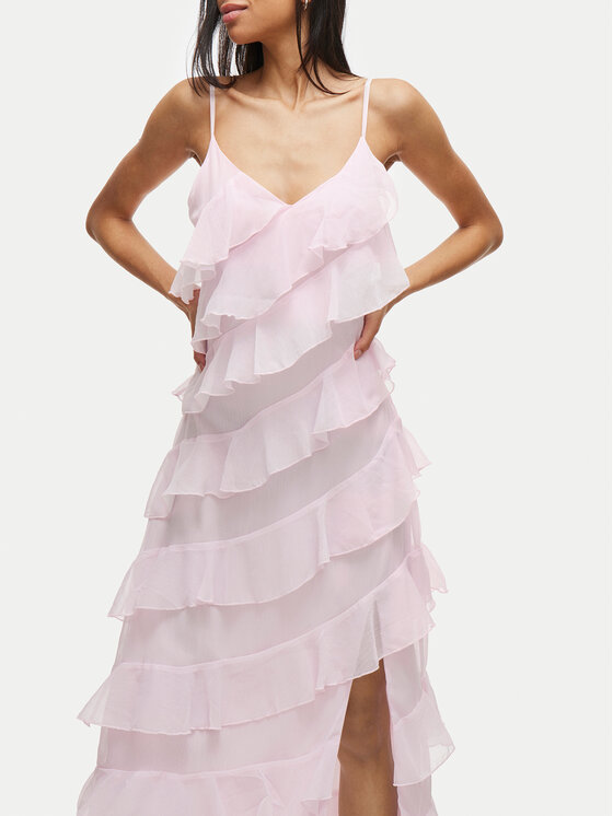 Vila Vila Rochie cocktail Luna 14109420 Roz Regular Fit