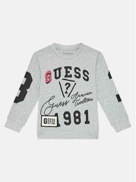 Guess Guess Bluse N4BI13 K8VA3 Grau Regular Fit