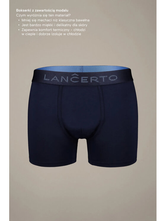 Lancerto Lancerto Bokserki NBI073126000001 Granatowy